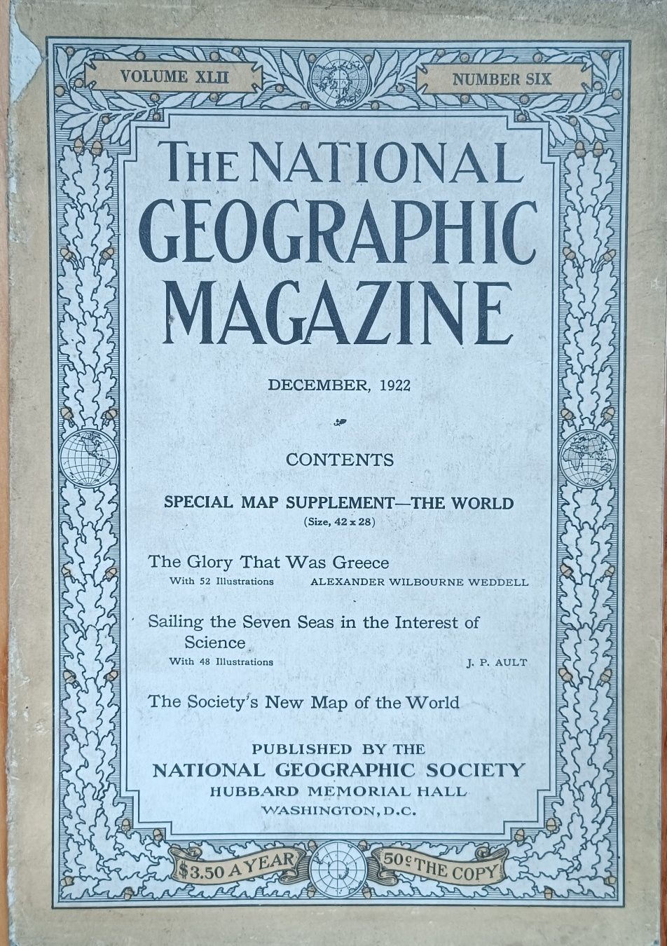 Revista National Geographic 1922