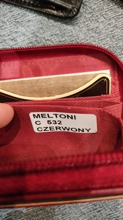 Meltoni pokrowiec na karty płatnicze 100% skóra naturalna