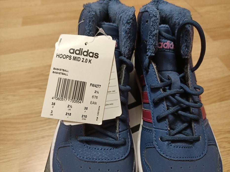 Хайтопи кросівки черевики взуття зима осінь Adidas оригінал