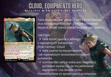 Magic the Gathering Commander | Cloud, Final Fantasy VII, equipments