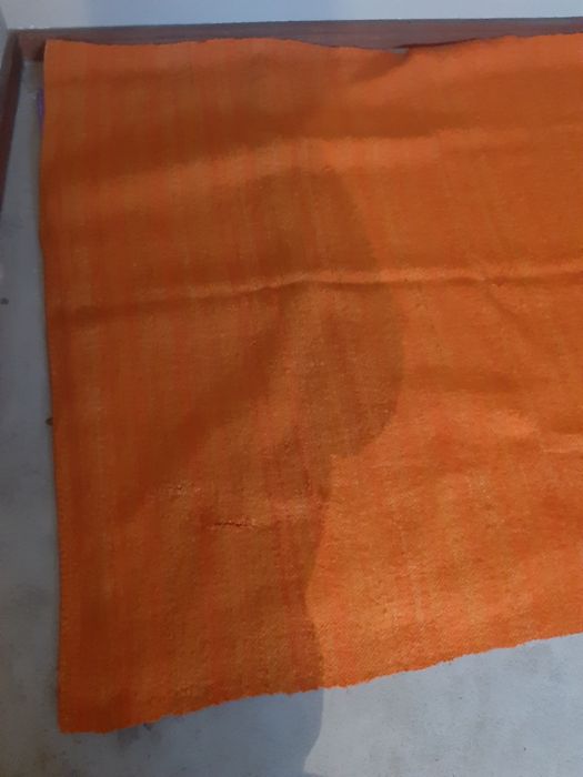 Liteiros/mantas novas e cobertor cor de laranja de lã