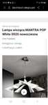 Lampa Mantra POP white