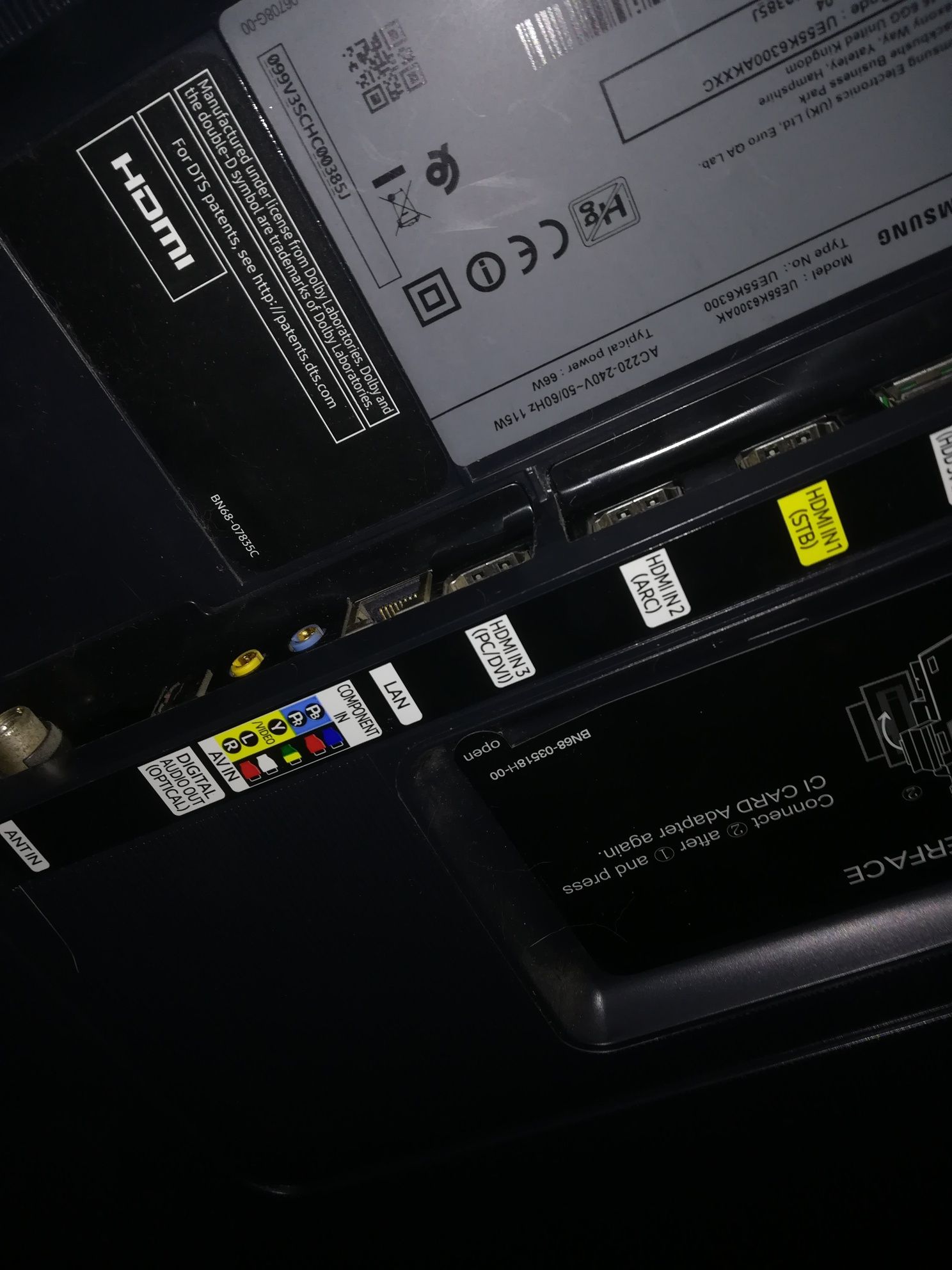 TV Samsung 55p curva