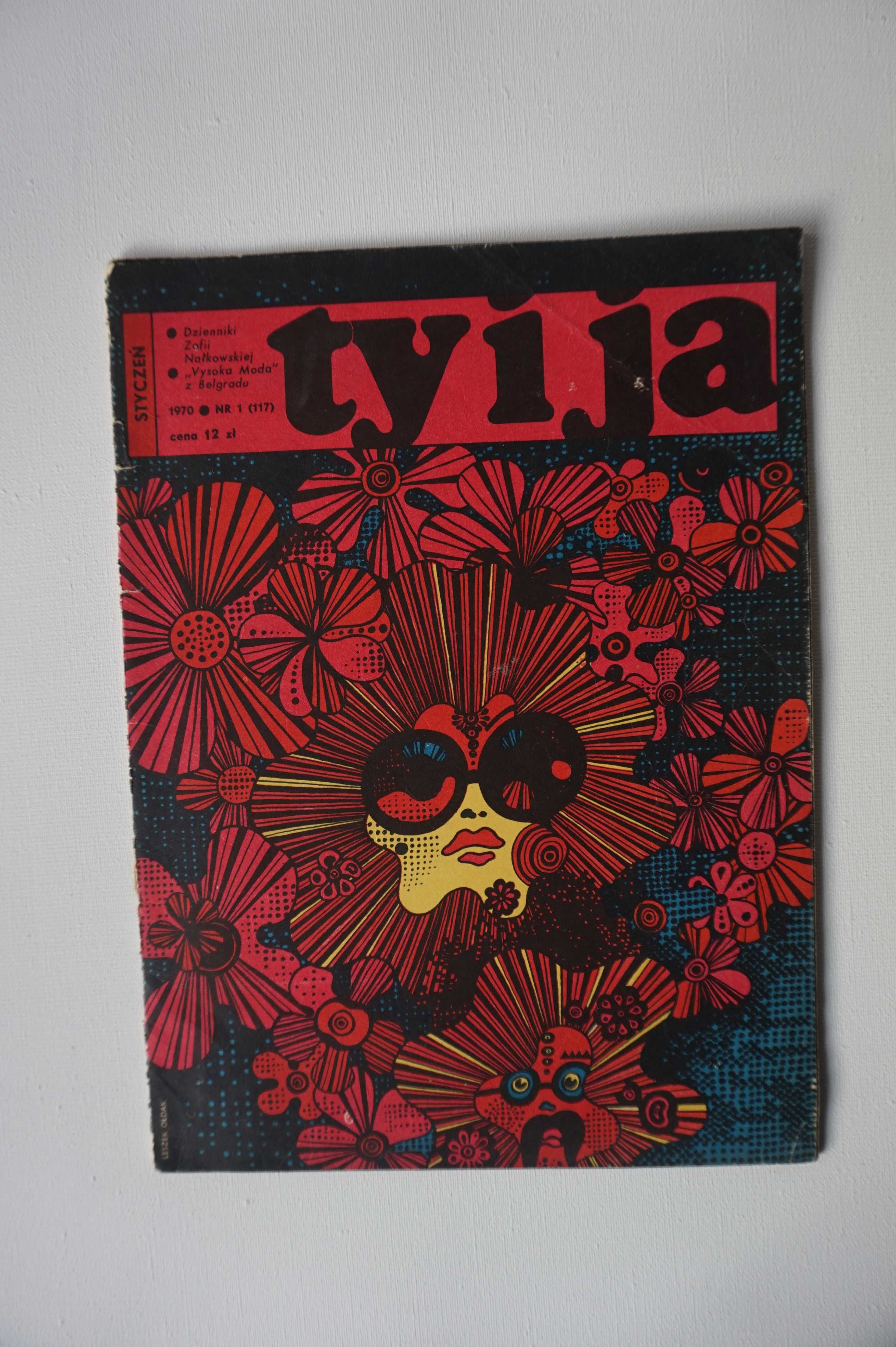 kultowy miesięcznik "Ty i Ja" 1970 nr 1 (117) okładka L. Ołdak