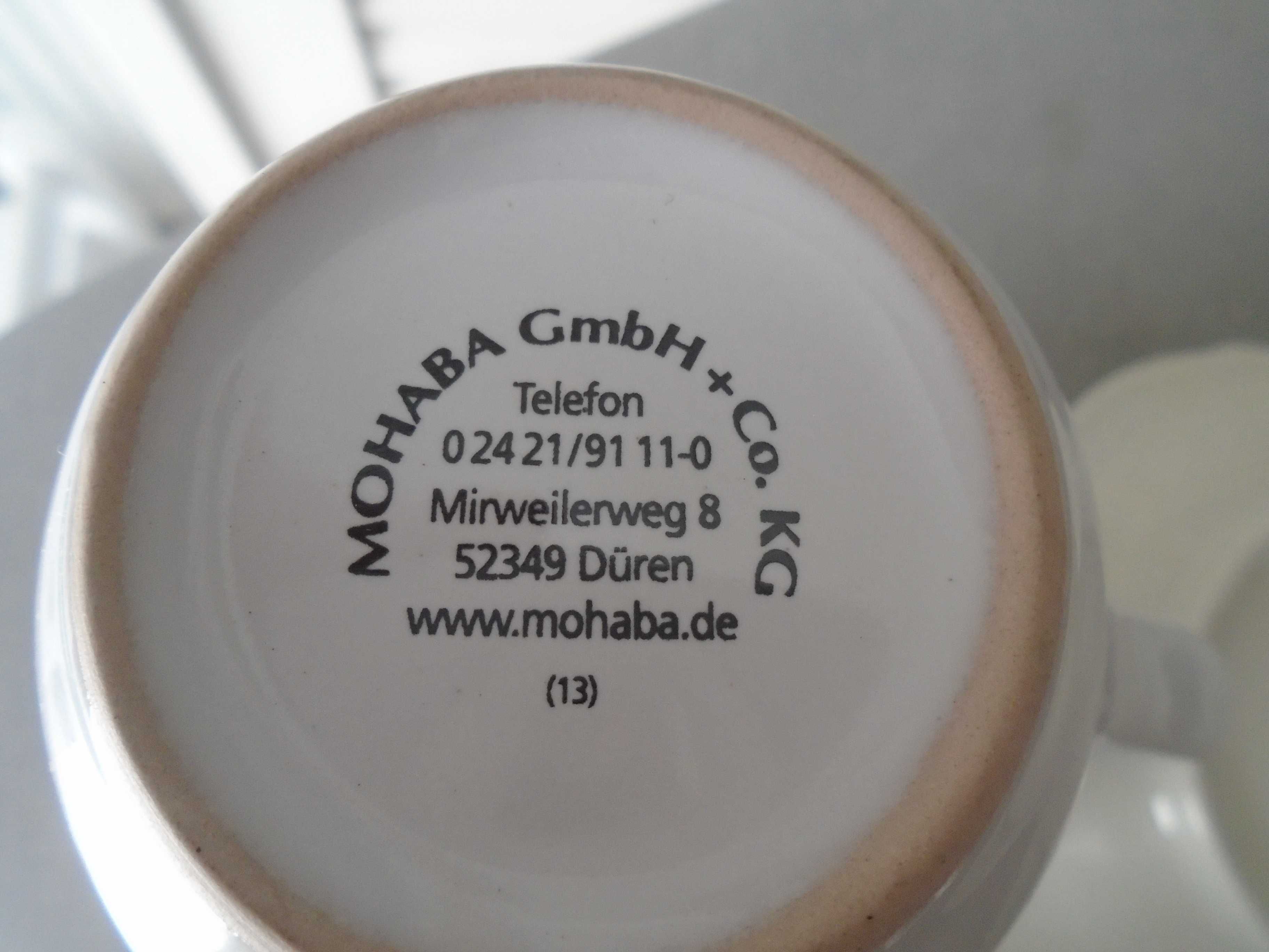 kubek ceramiczny Duren Niemcy gratis