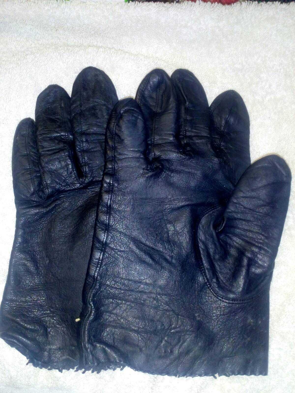 перчатки рукавиці митенки романтичные шкіра  кожа кашемір чоловічі