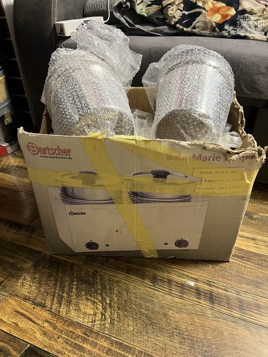 Професійний мармит Bartscher Bain-Marie Hotpot2x3 5л, водяна баня/кафе