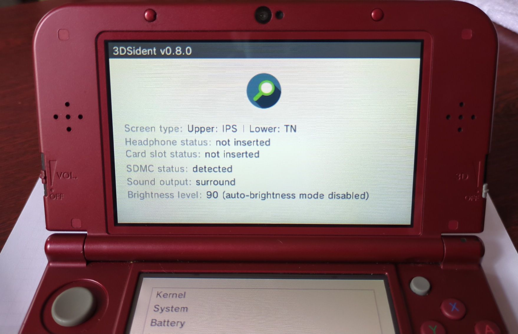 New Nintendo 3ds XL Red IPS stan bdb