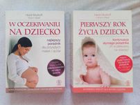 Książki "W oczekiwaniu na dziecko" i "Pierwszy rok życia dziecka"