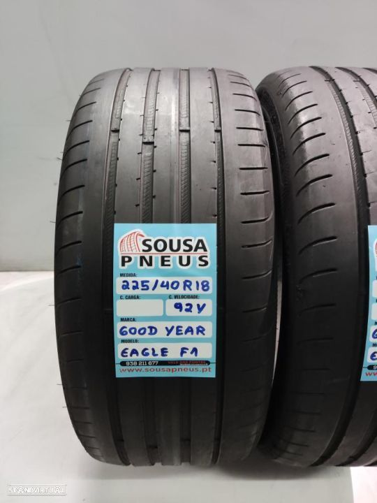 2 pneus semi novos 225-40r18 good year - oferta dos portes