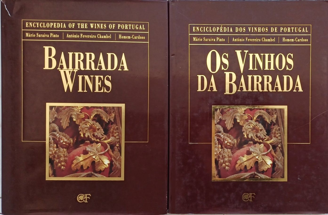 Vinhos Região Vinícola da Bairrada 2 Livros Novos Em Inglês e em Portu