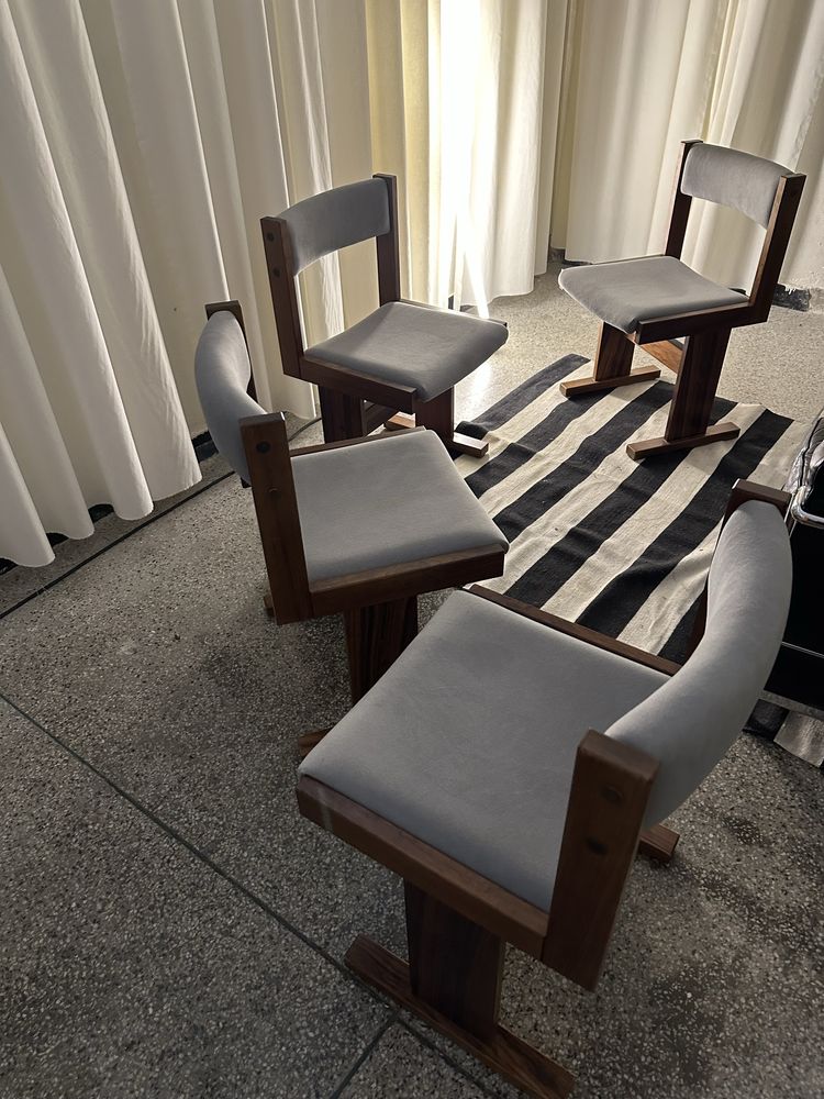 Duńskie krzesła teak design
