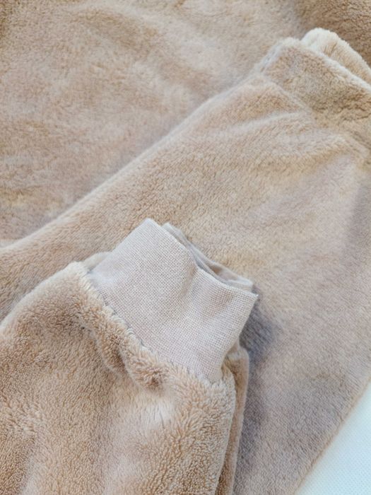 Ciepła polarowa chłopięca piżama pluszowy miś H&M 122-128