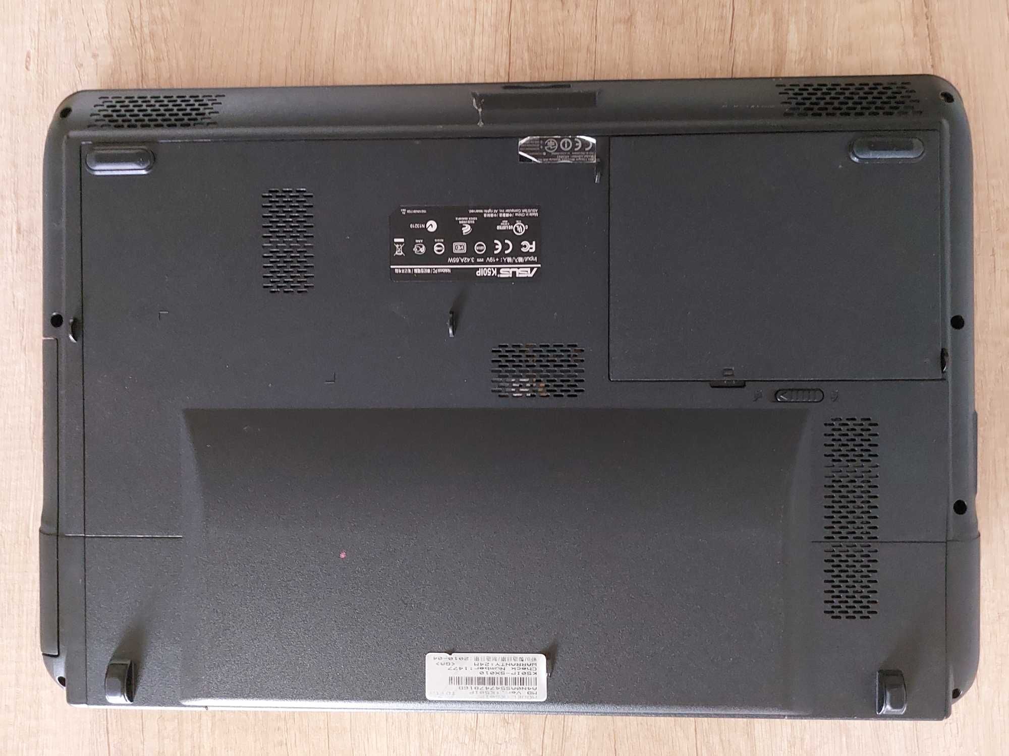 Ноутбук ASUS K50IP / ОЗУ 4ГБ /HDD 320ГБ / Intel Core 2 DuoT4400(2.2GHz