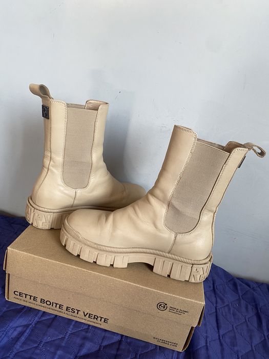 Wysokie botki, sztyblety, trapery Gino Rossi skóra naturalna roz. 38