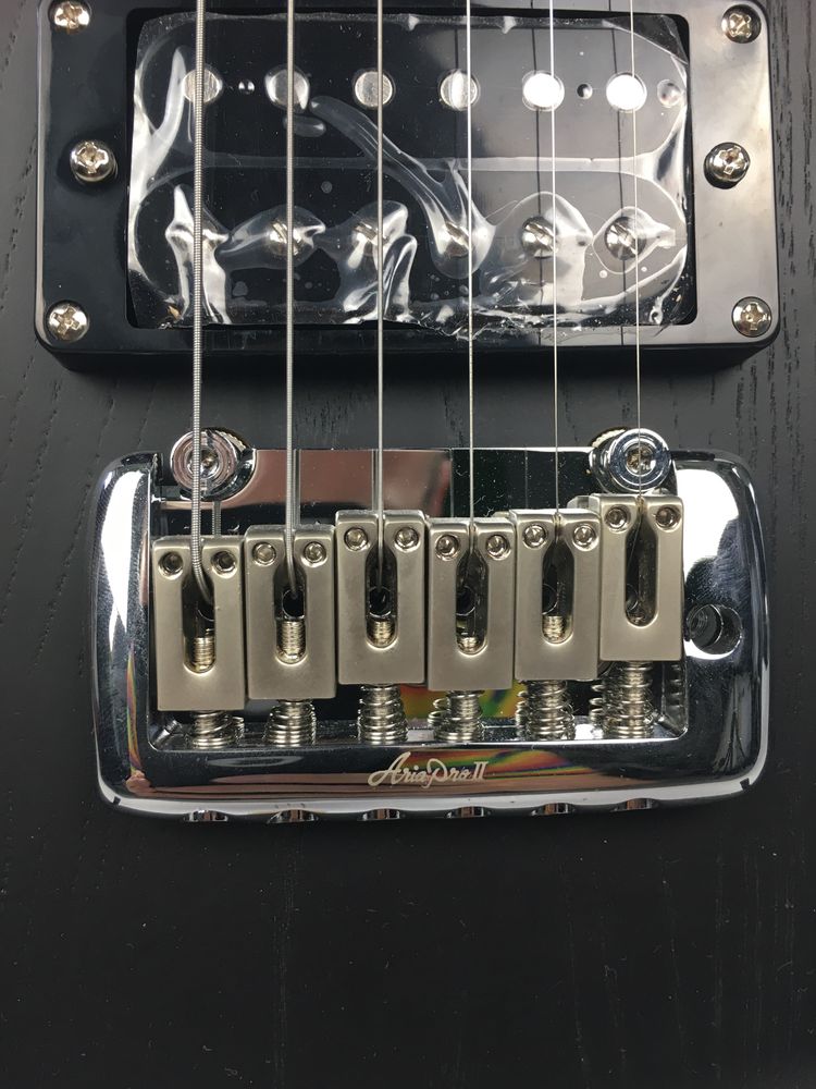 Gitara Elektryczna ARIA PRO II MAC-DLX (STBK)  HH 24 progi split coils