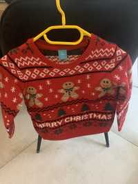 Sweterek świąteczny dla chłopca
