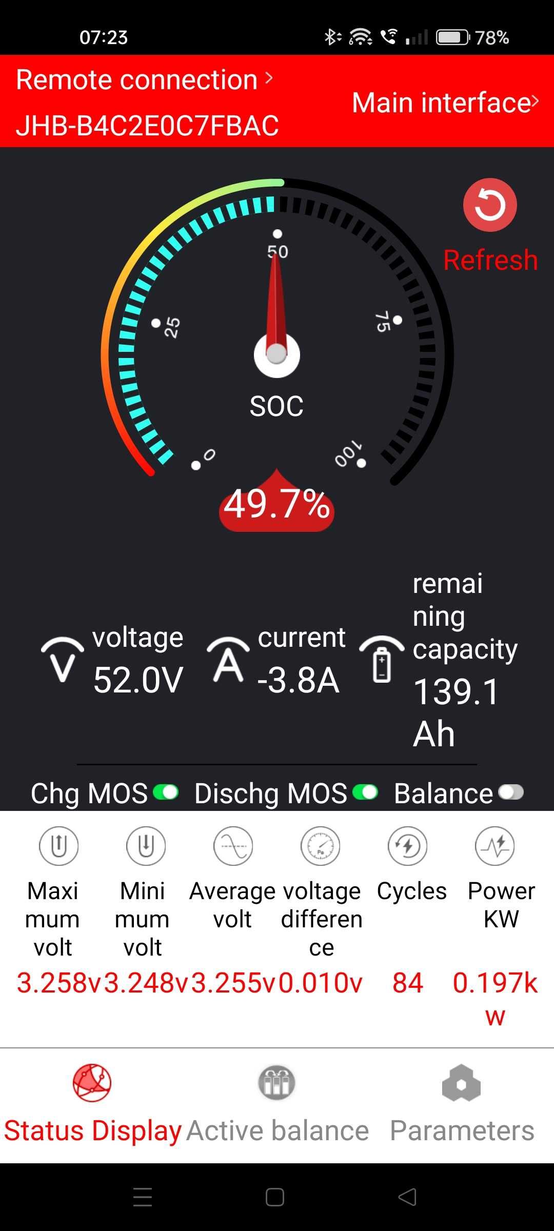 BMS 200A Daly bms 100balance