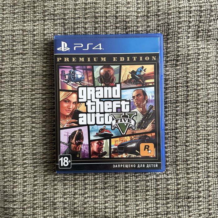 Диск для ps4 playstetion 5 GTA 5 ,