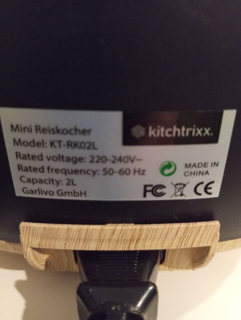Kitchtrixx cyfrowy szybkowar do ryżu i parowar
