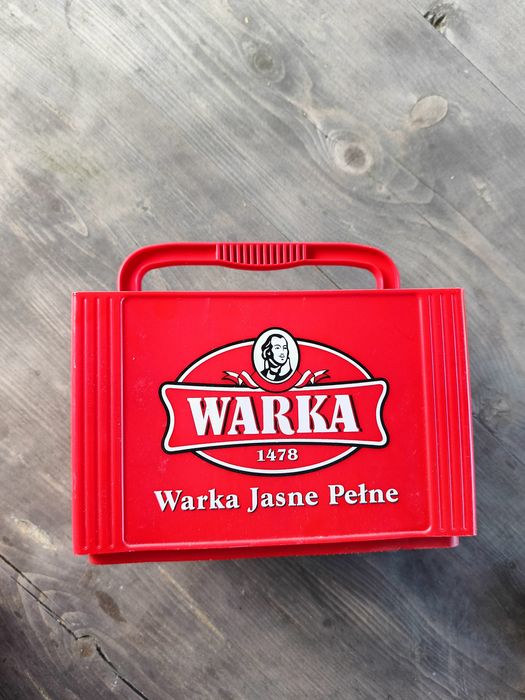 Warka skrzynka sześciopak podręczny Birofilia na piwo nosidełko
