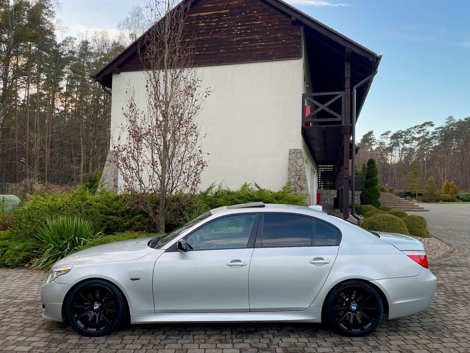 BMW Seria 5 BiTurbo 286km M-Pakiet Head Up Szyberdach Granatowe Skóry