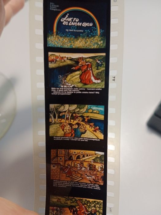 M. Konopnica Jak to ze lnem było klisza do projektora bajka na kliszy