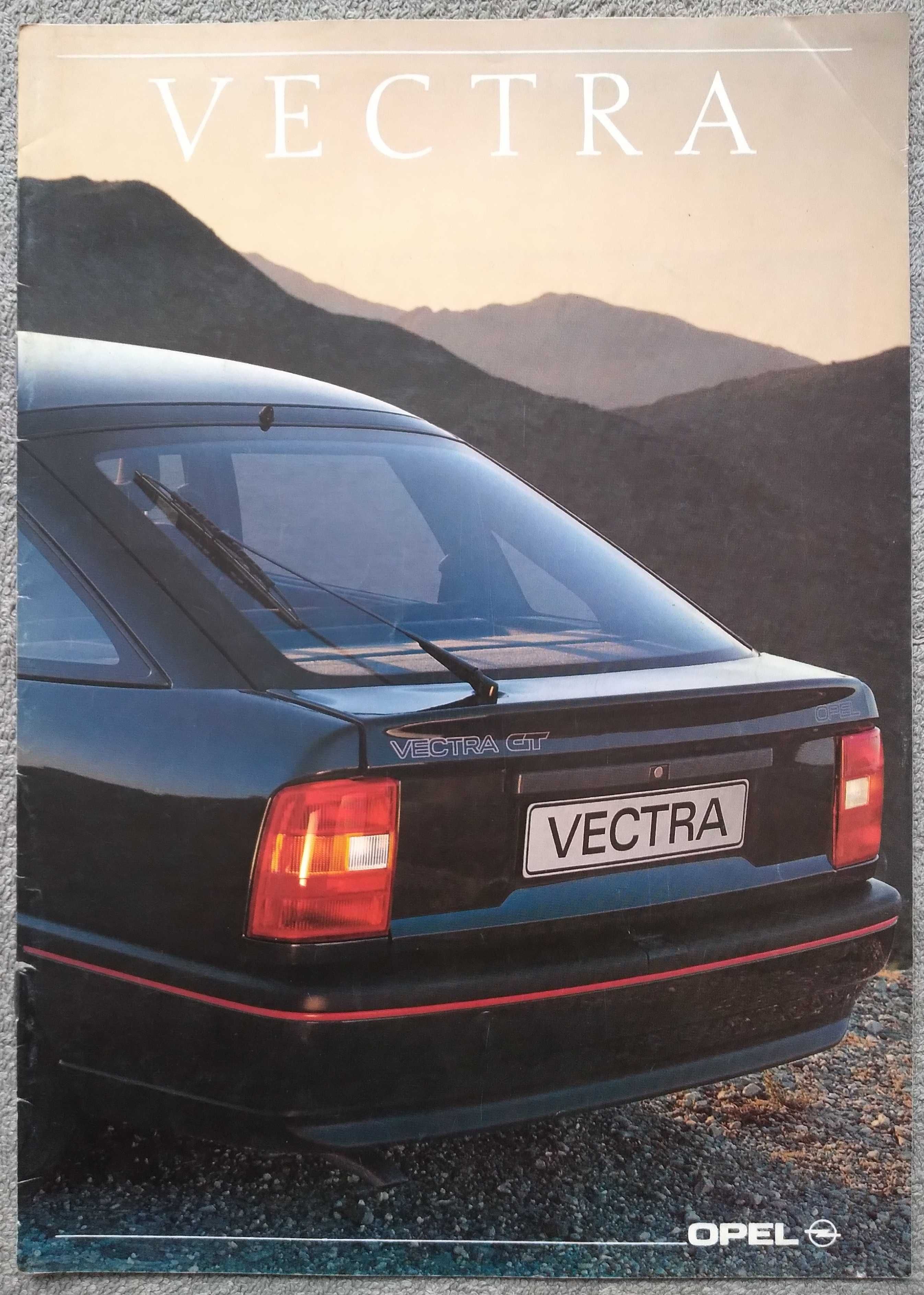 Prospekt Opel Vectra rok 1989