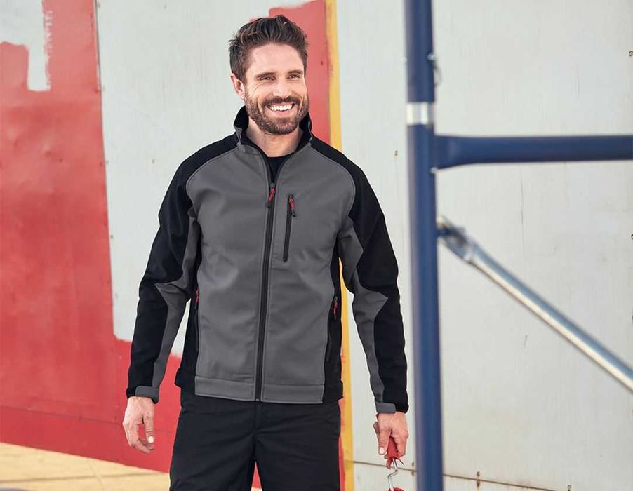 Męska kurtka softshell ENGELBERT STRAUSS DRYPLEXX r.4XL stan idealny
