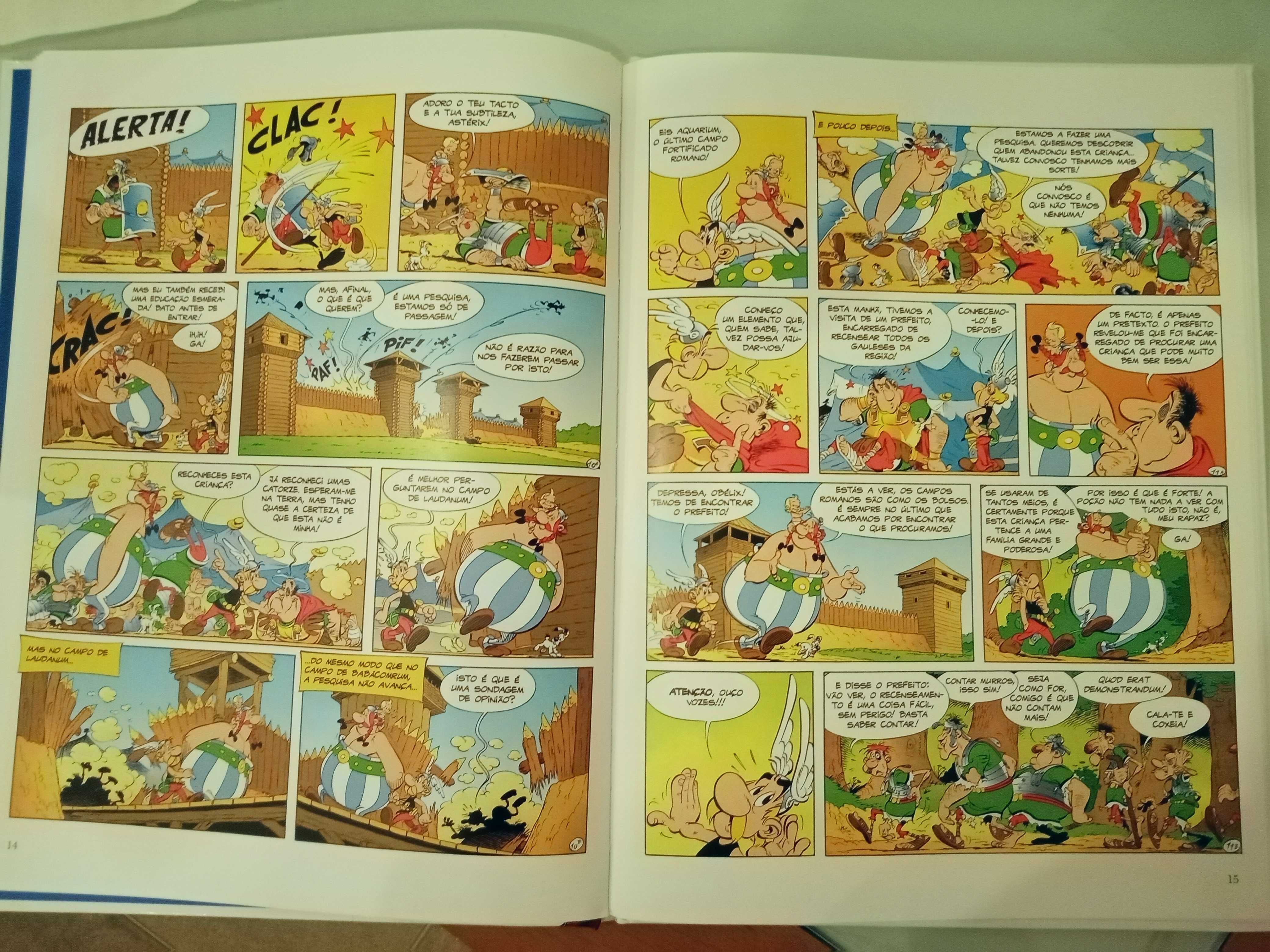 Astérix e Latraviata + O Filho de Astérix (como novos)