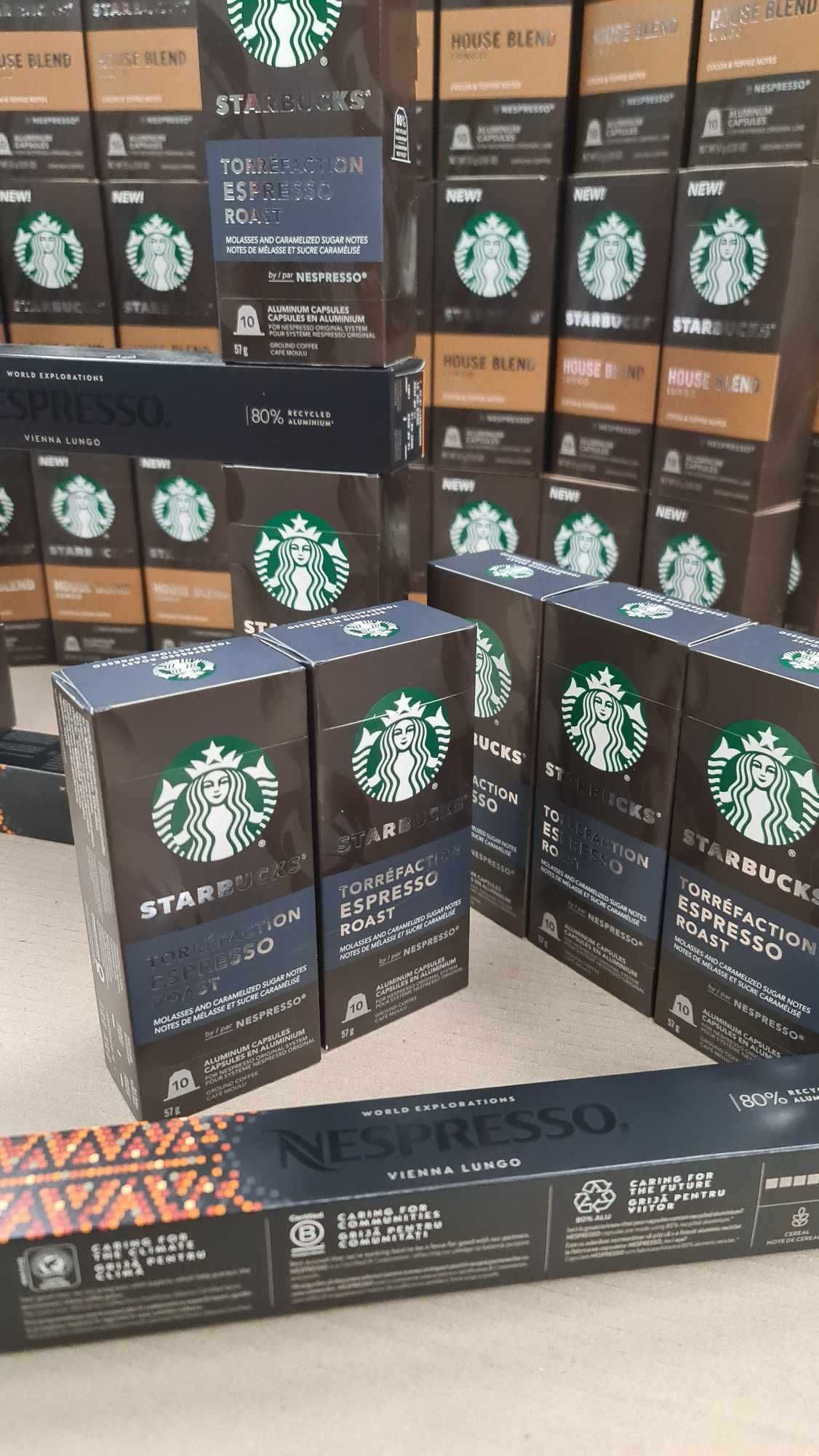 Капсулы катриджи для кофемашин Nespresso Starbucks ОРИГІНАЛ