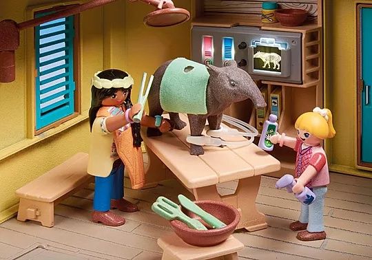 Wiltopia - Playmobil Wiltopia Centro de cuidados de animais Amazónia a