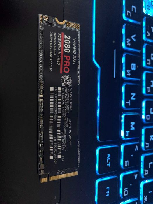 Ssd m2 NvME PciE 2080Pro 2tb Новий