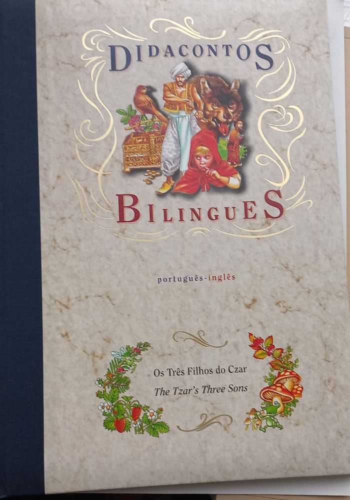 Conjunto livros ediçao bilingue