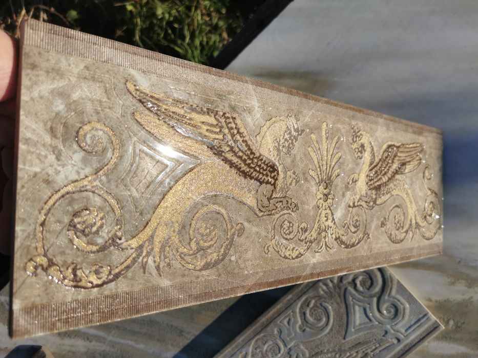 Włoska Liswa Dekoracyjna gresowa 16.5x50 Cisa Ceramica Gryf