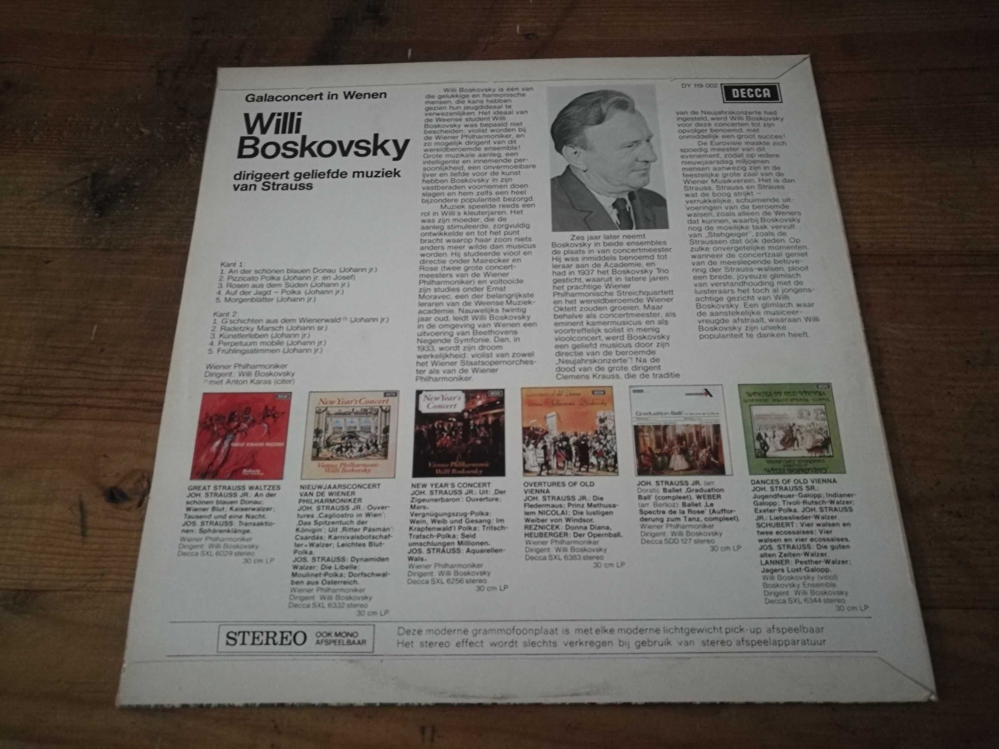 Boskovsky   (Willi) / Wiener Philarmoniker (CLASSICA) LP