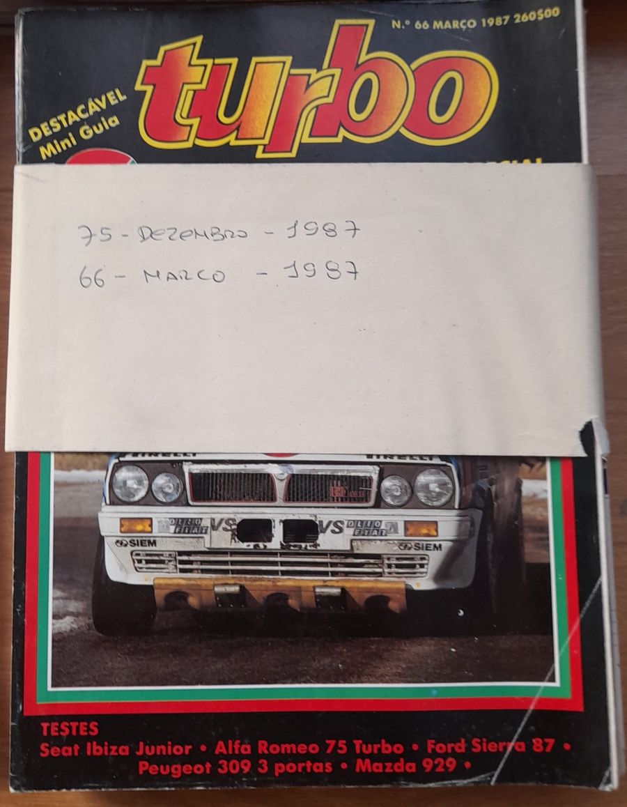 Revistas automóveis turbo