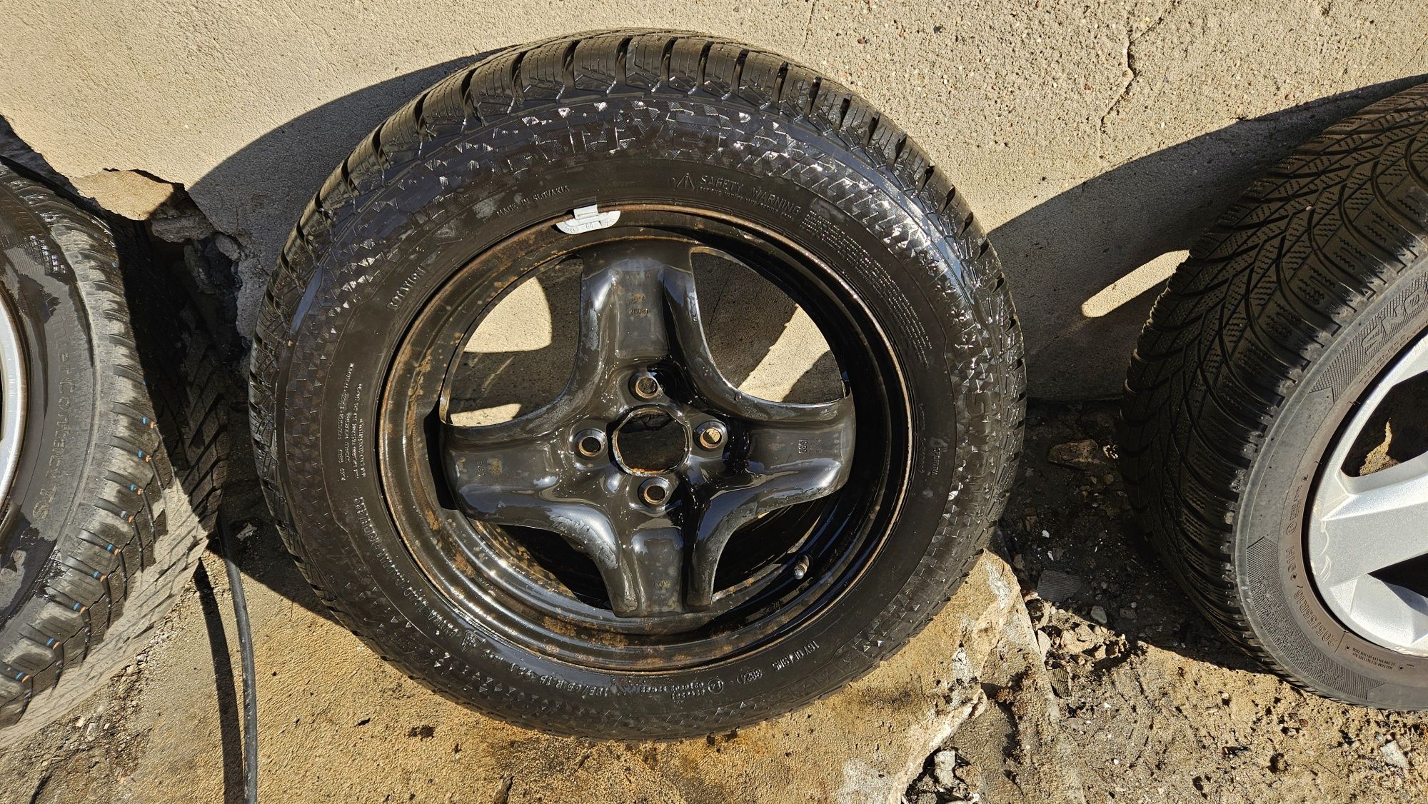 Felga strukturalna kolo zapasowe 4x100 184/65/15 R15 cali opel corsa d