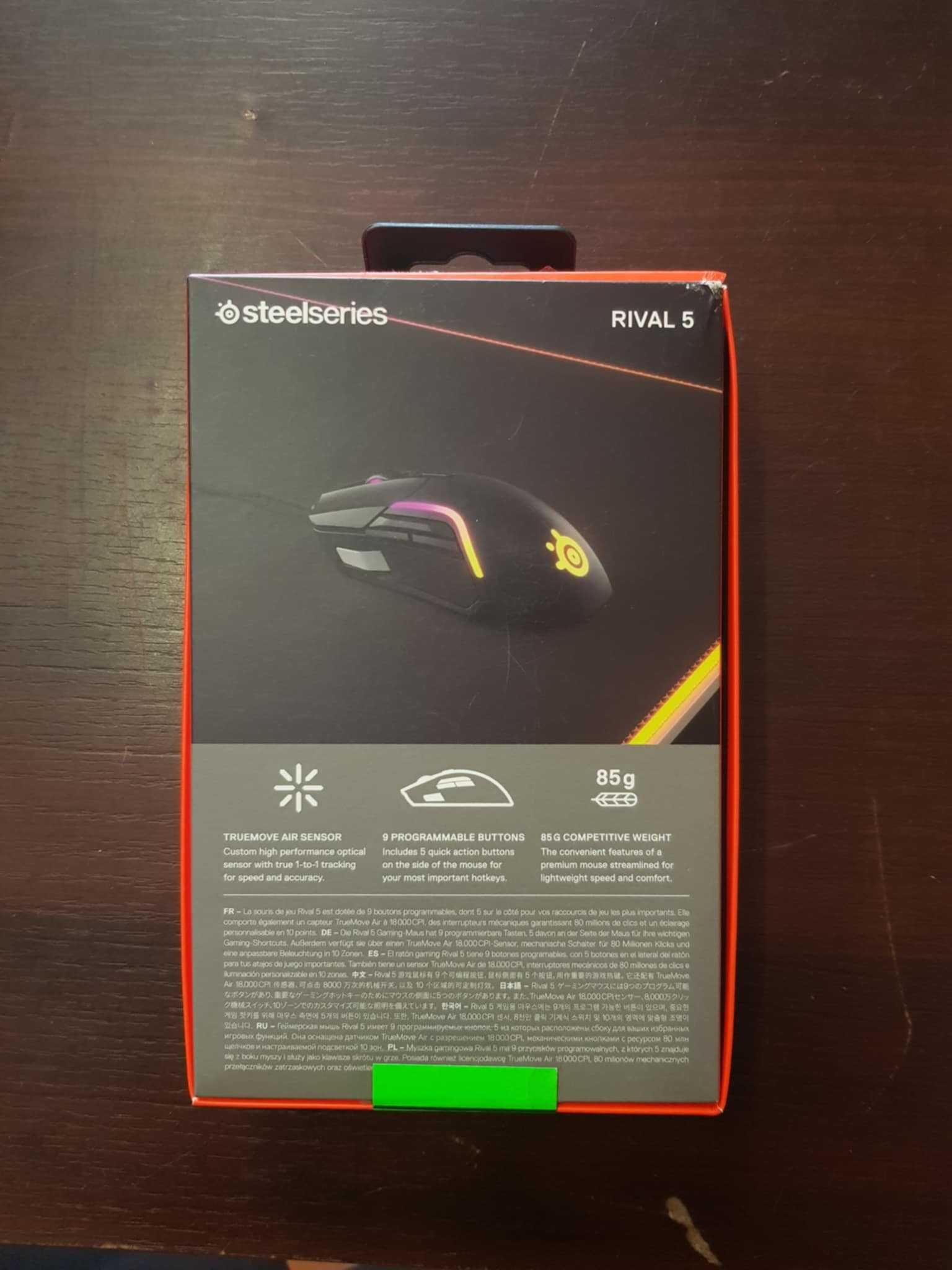 Sprzedam Myszkę Gamingową STEELSERIES Rival 5