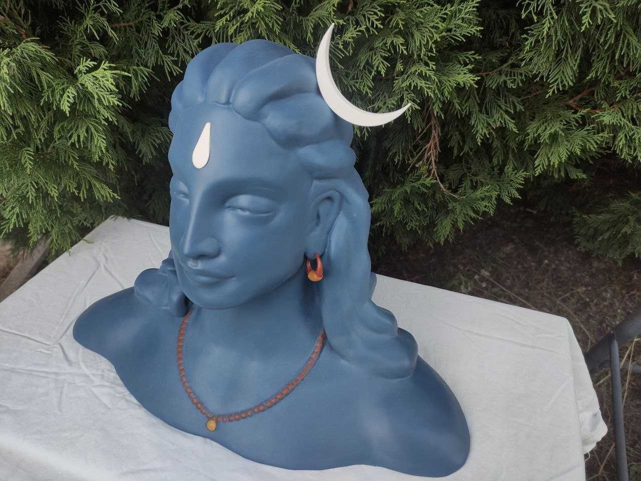 Adiyogi Shiva - Busto artesanal