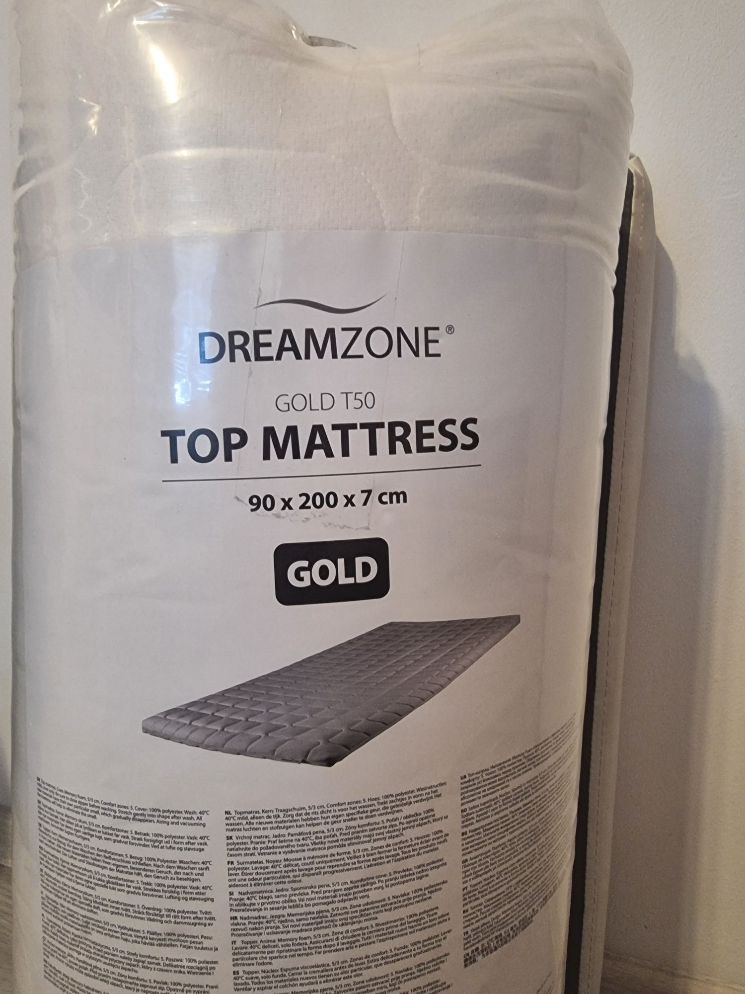 Topmaterac 90x200 GOLD TOP T50 dreamzone