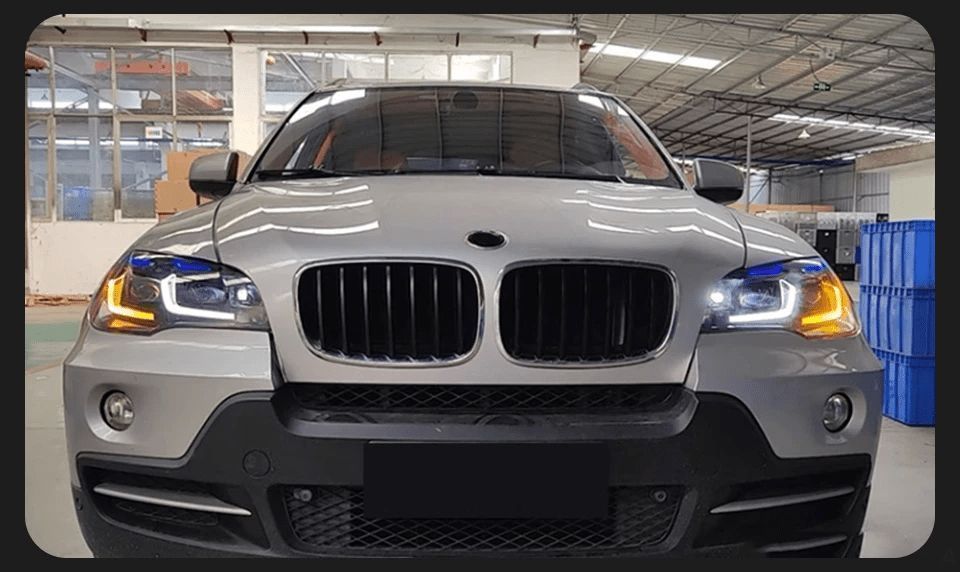 Lampy przednie LED do BMW X5 E70 od 2007 - 2013 DRL HID