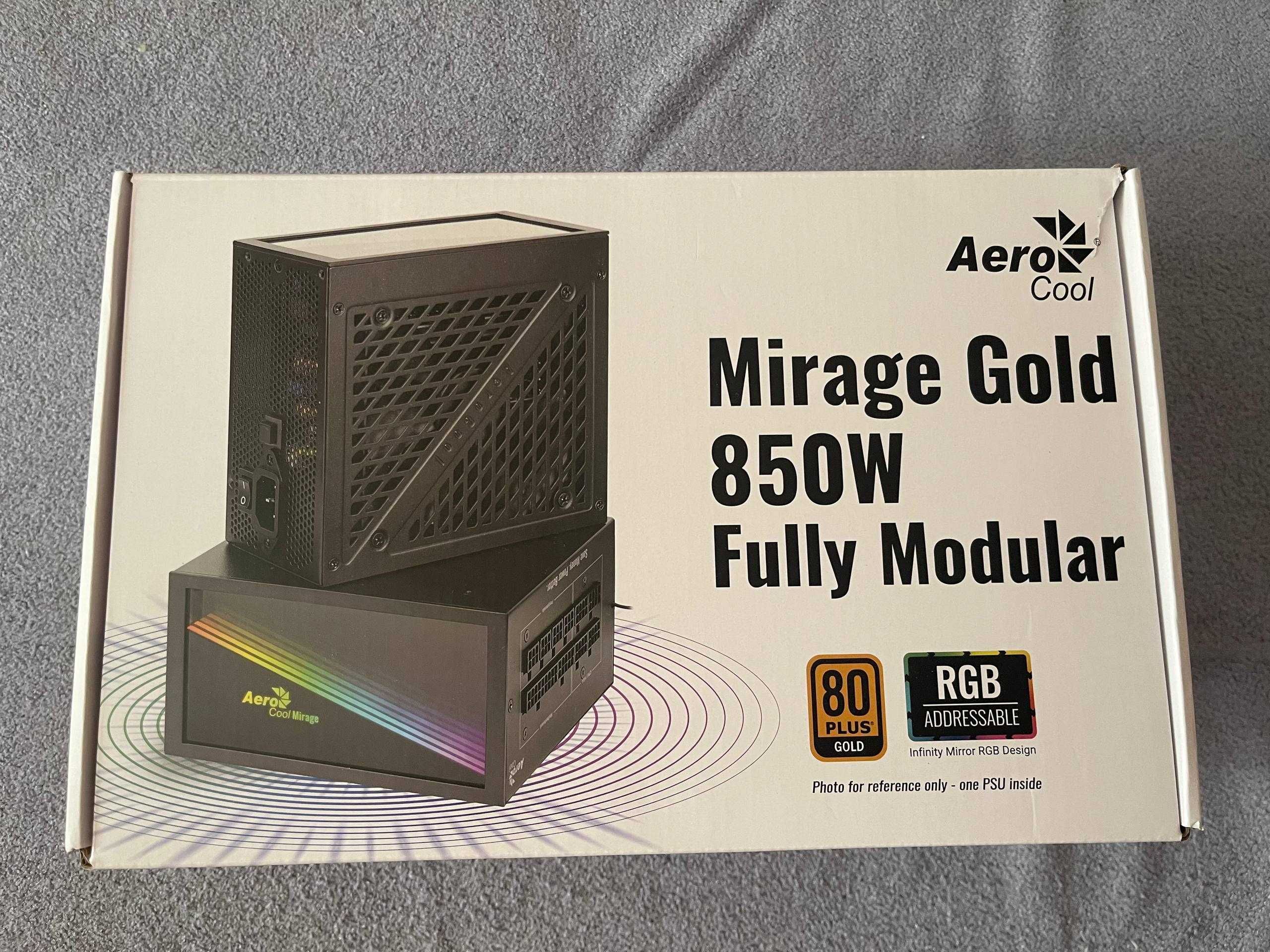 Блоки питания AeroCool Mirage Gold 850 Fully Modular 850W (гарантия)