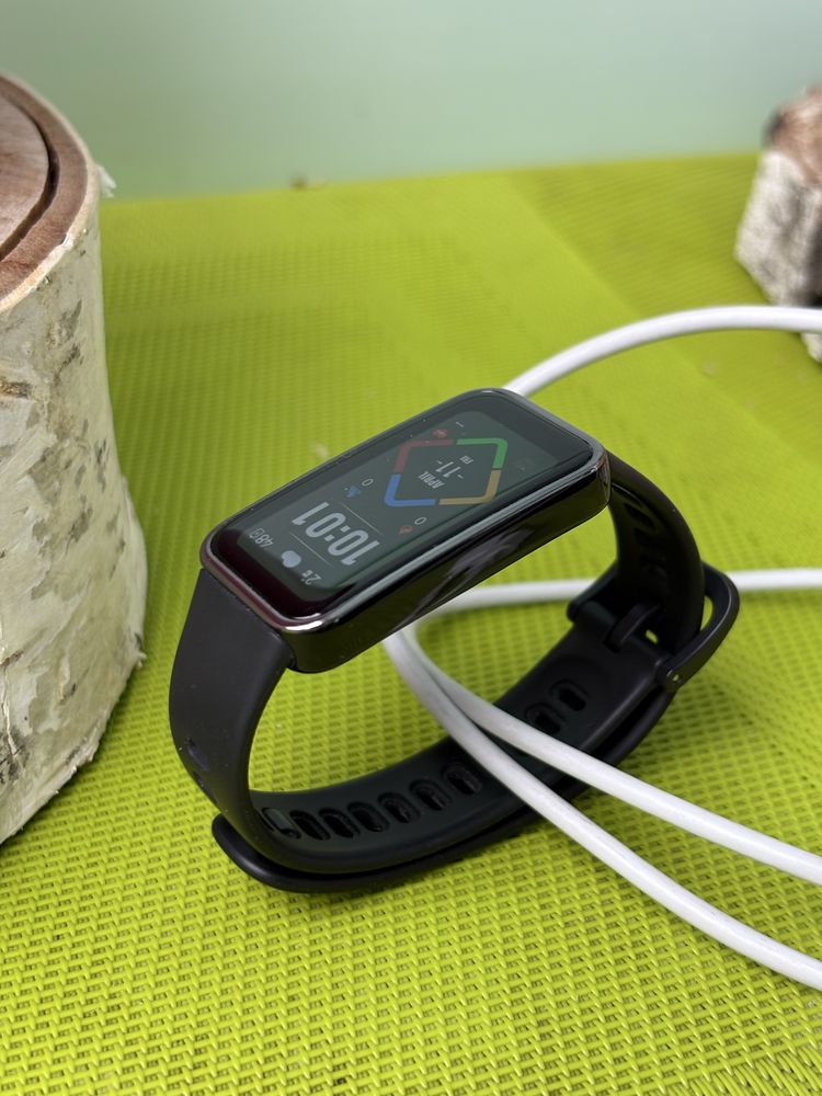 Opaska zegarek smartwatch Huawei band 9 na gwarancji stan idealny