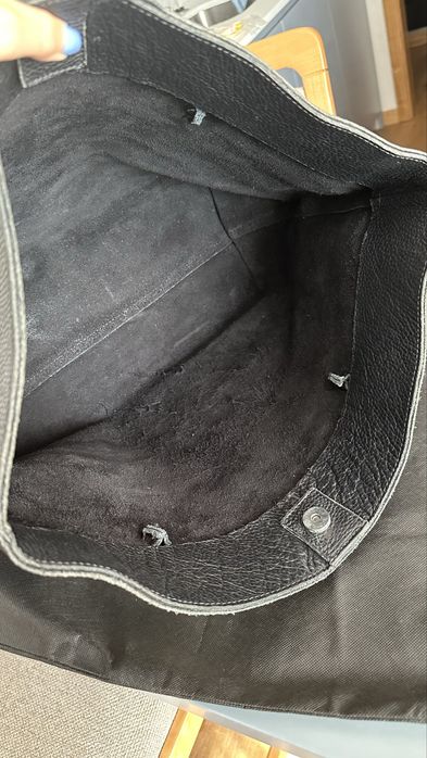 Сумка шопер велика шкіряна