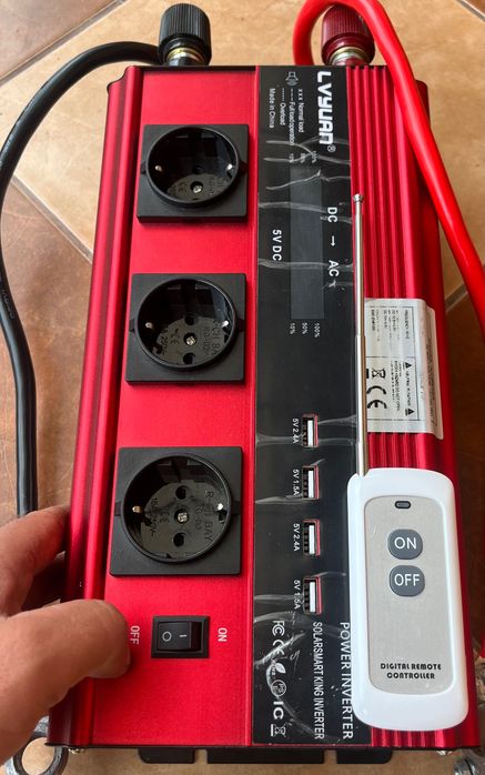 Инвертор LVYUAN 2500 w-5000 w пиковая