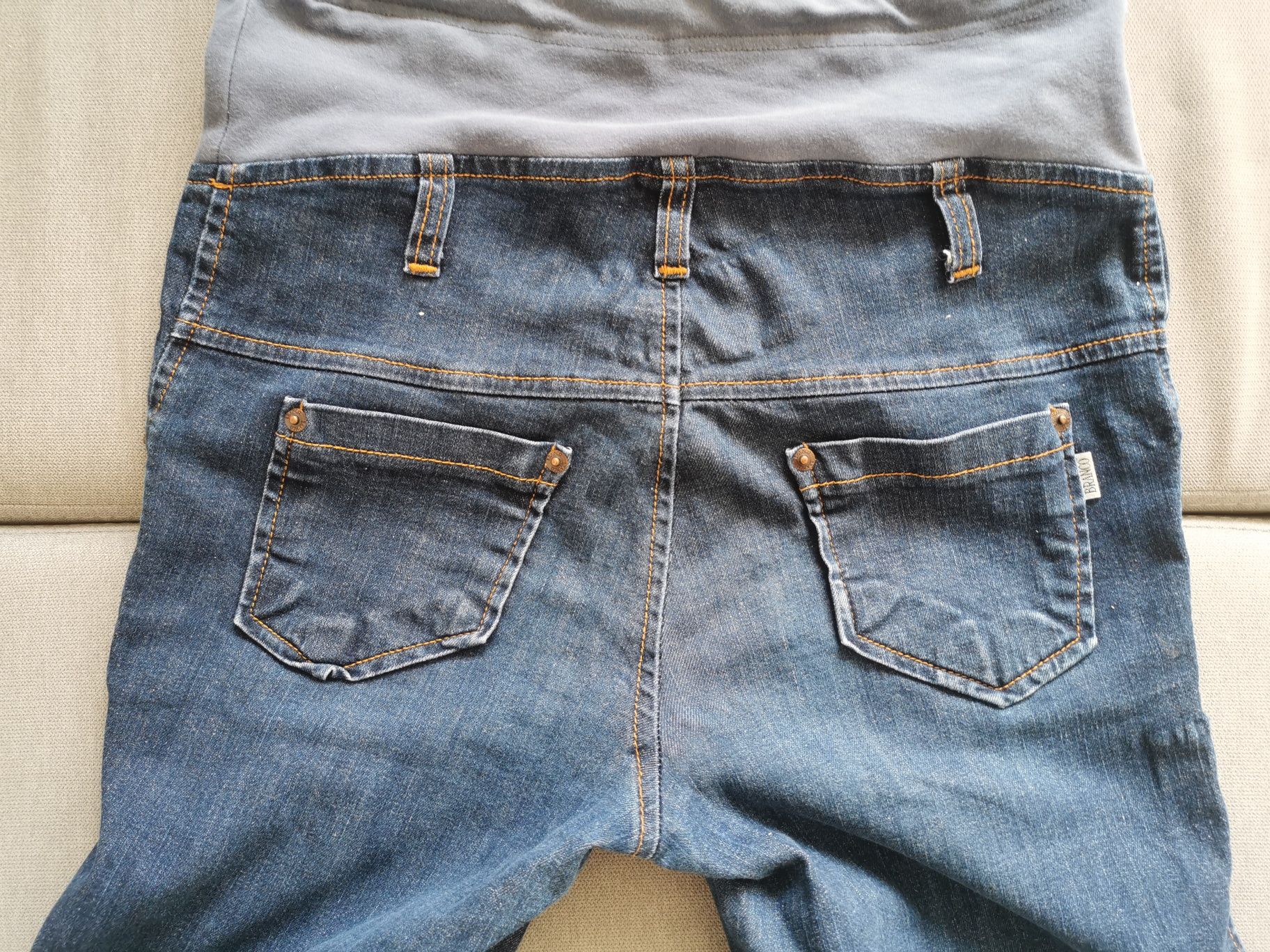 Spodnie ciążowe, jeansy, rozmiar M/L