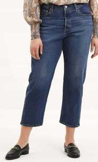 Levi's 501  , 85953 , 0019 jeansy damskie cropped r. 14