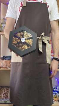 Коробка шестигранна для габорів горіхів, сухобруктів