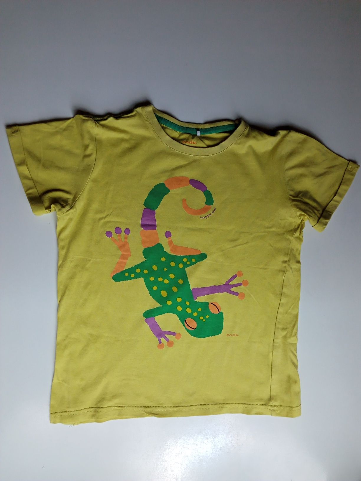 koszulka T-shirt dziecięcy ENDO gekon, rozmiar 152, wiek 11-12 lat